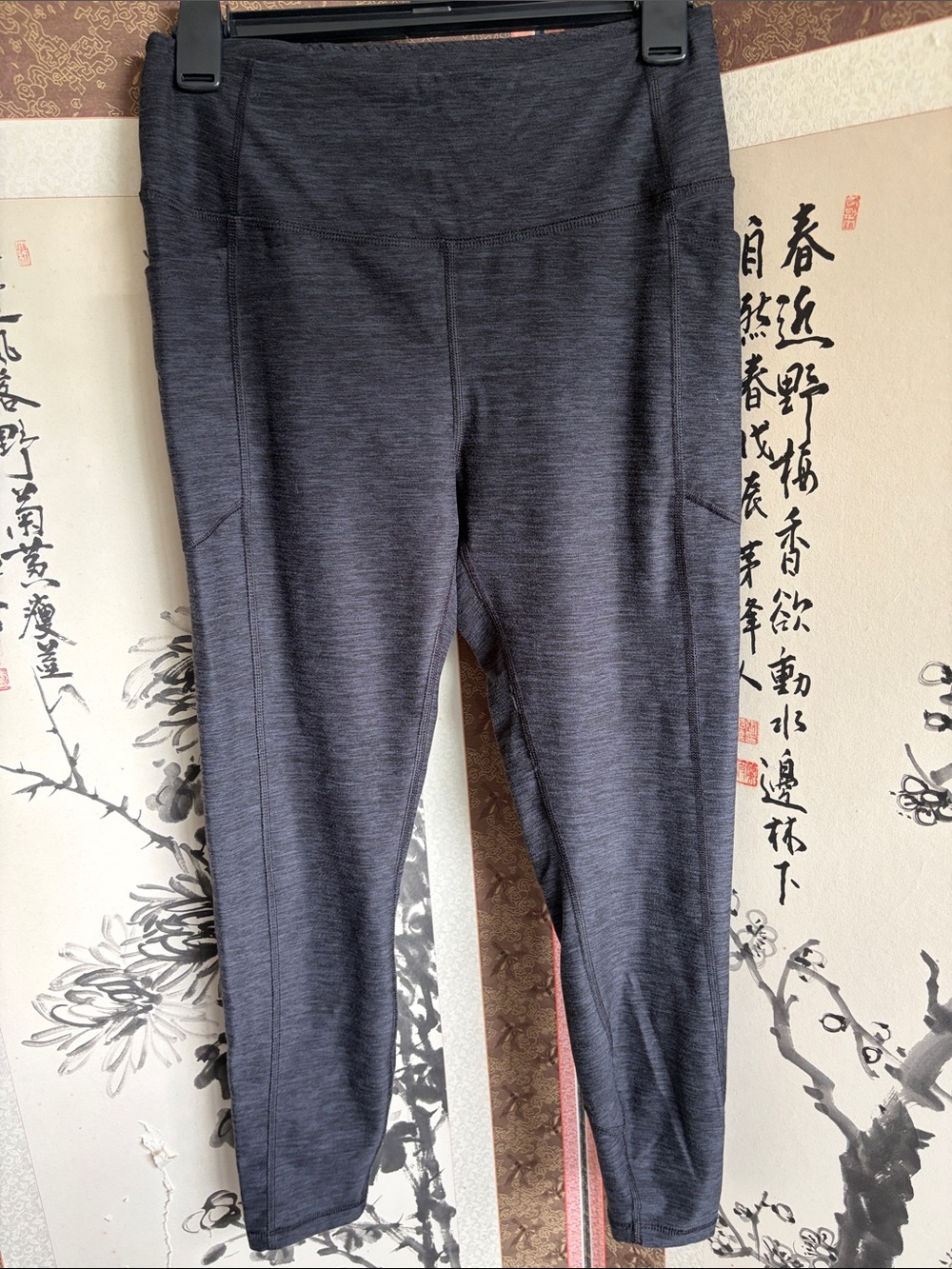Victoria's Secret Heathered Charcoal Gray High-Waist Leggings